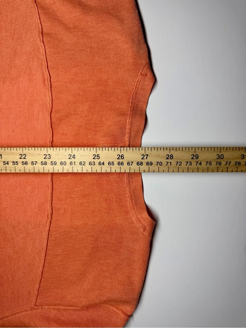 Banana Republic Silk‎ Blend V‑Neck Boyfriend Cardigan – Orange – Size L